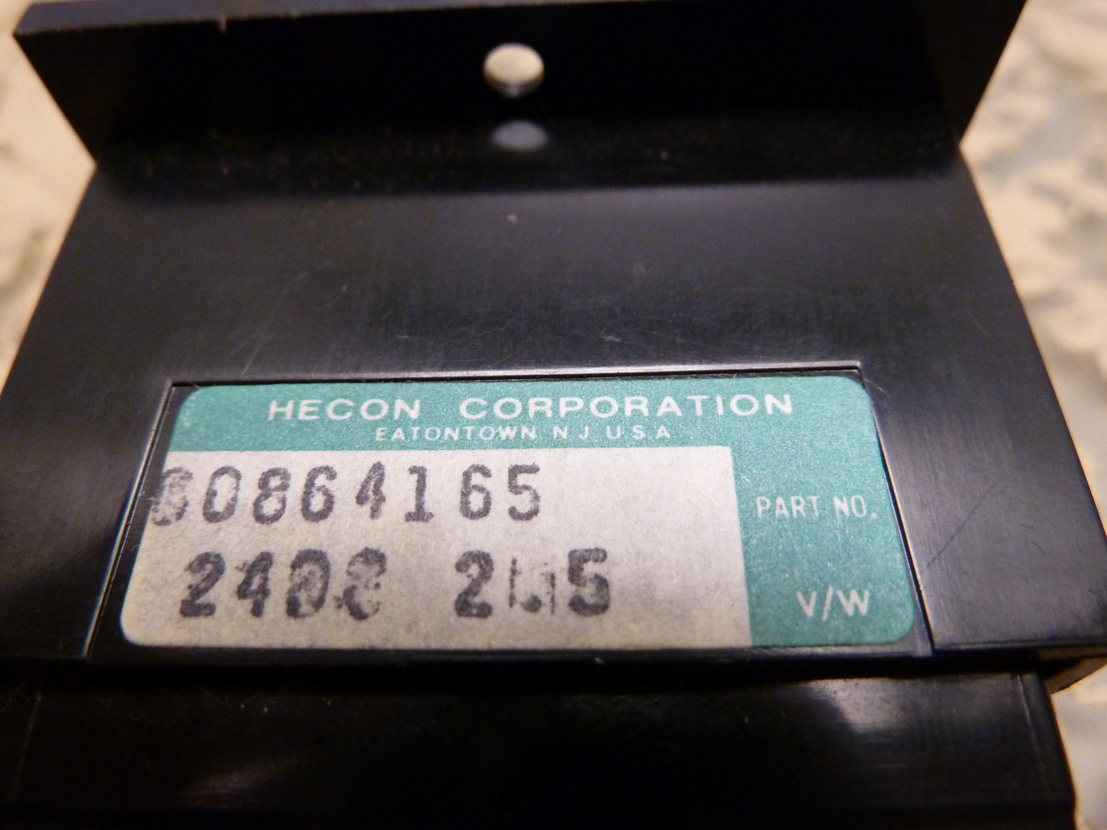 Hecon G0864165 24VDC counter [2*L-24]