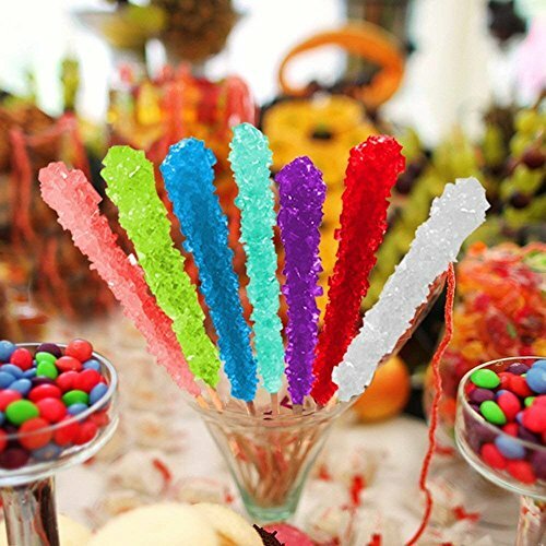 Extra Large Rock Candy Sticks - Candy Buffet - 36 Espeez Assorted Sticks - Fo...