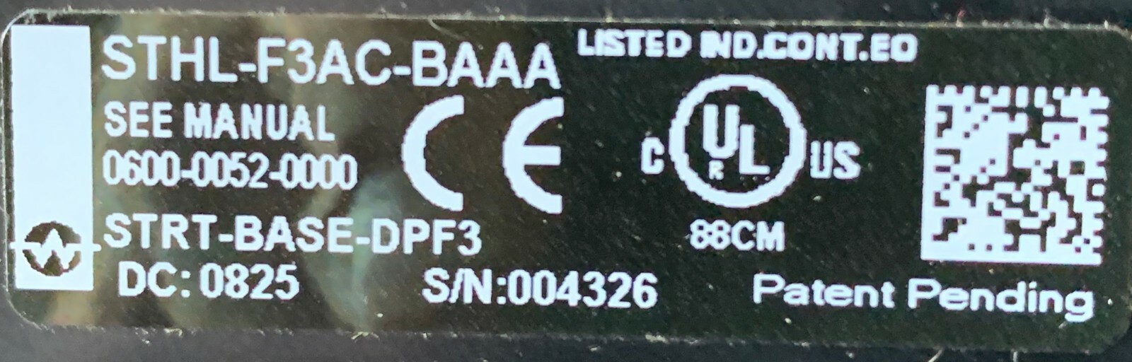 Watlow STHL-F3AC-BAAA STRT-BASE-DPF3 EZ Zone ST Control *Used Working