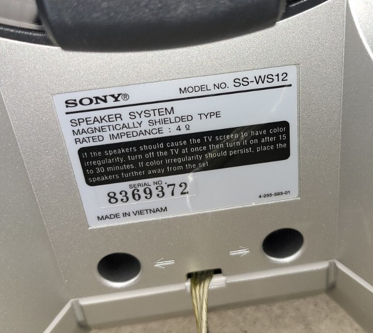 Sony DVD Dream System DAV-FR1 With Subwoofer & Remote Control WORKS WELL