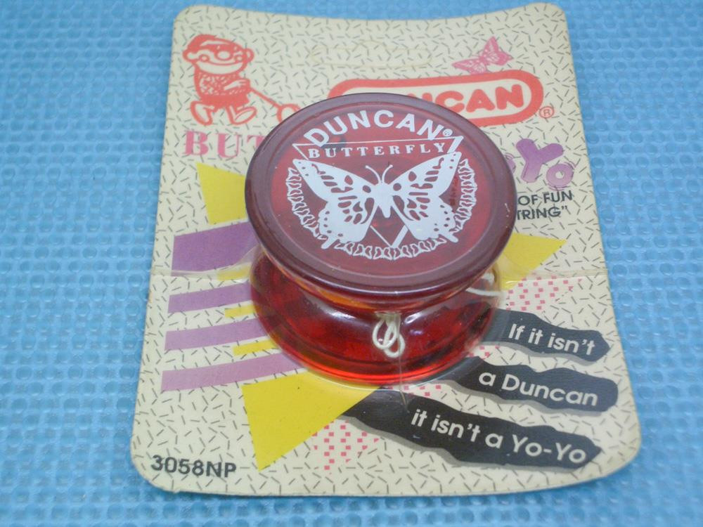 1994 Vintage Duncan Factory Sealed Butterfly Yo-Yo Red Retro 90s Toy - NEW