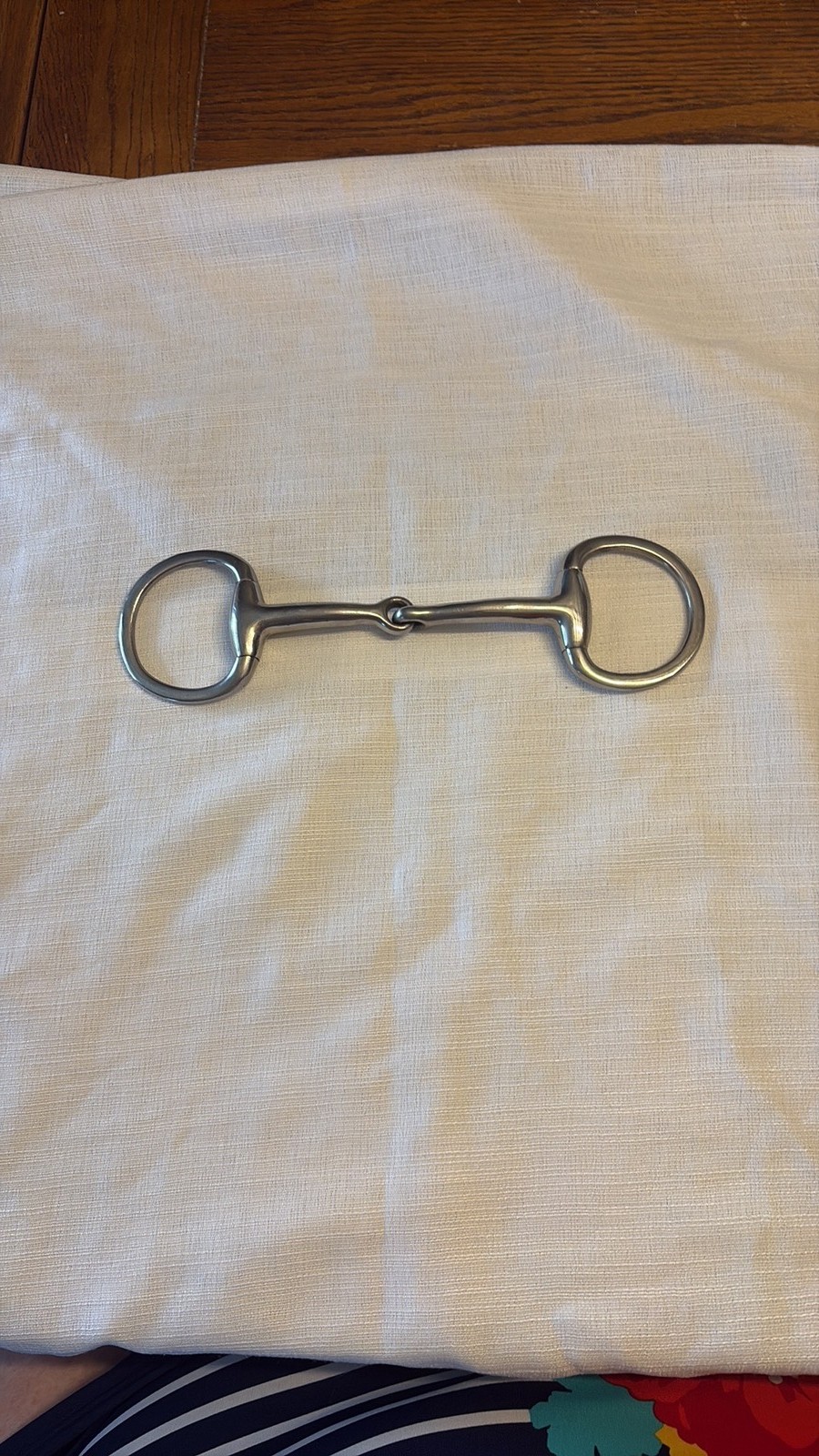 Classic Stainless Steel Eggbutt Snaffle Bit for Equestrian Use