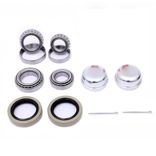 Trailer Bearing Repair Kits fit for 1-3/8" to 1-1/16" Axles 3500lb Trailer