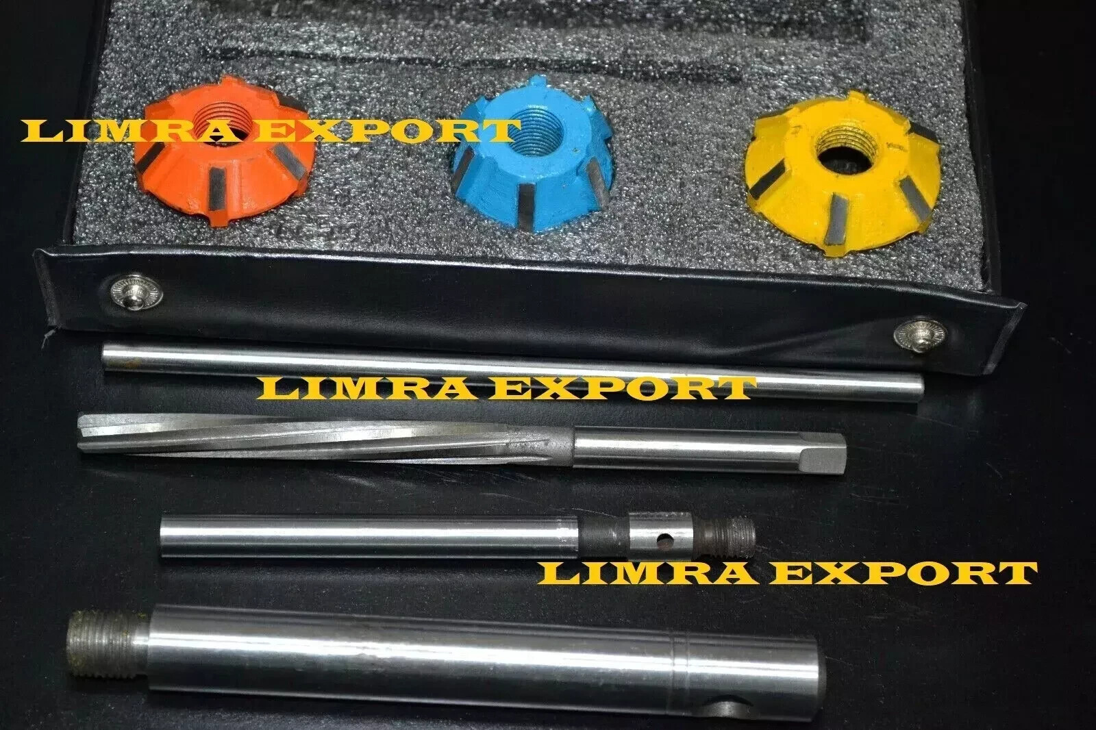 6x VALVE SEAT CUTTER KIT 1.780"-1.480" 30-45-60 DEG CARBIDE TIPPED