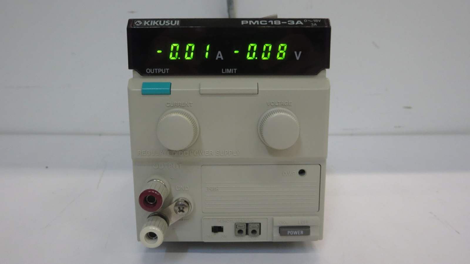 KIKUSUI PMC18-3A REGULATED DC POWER SUPPLY 0-18V 3A