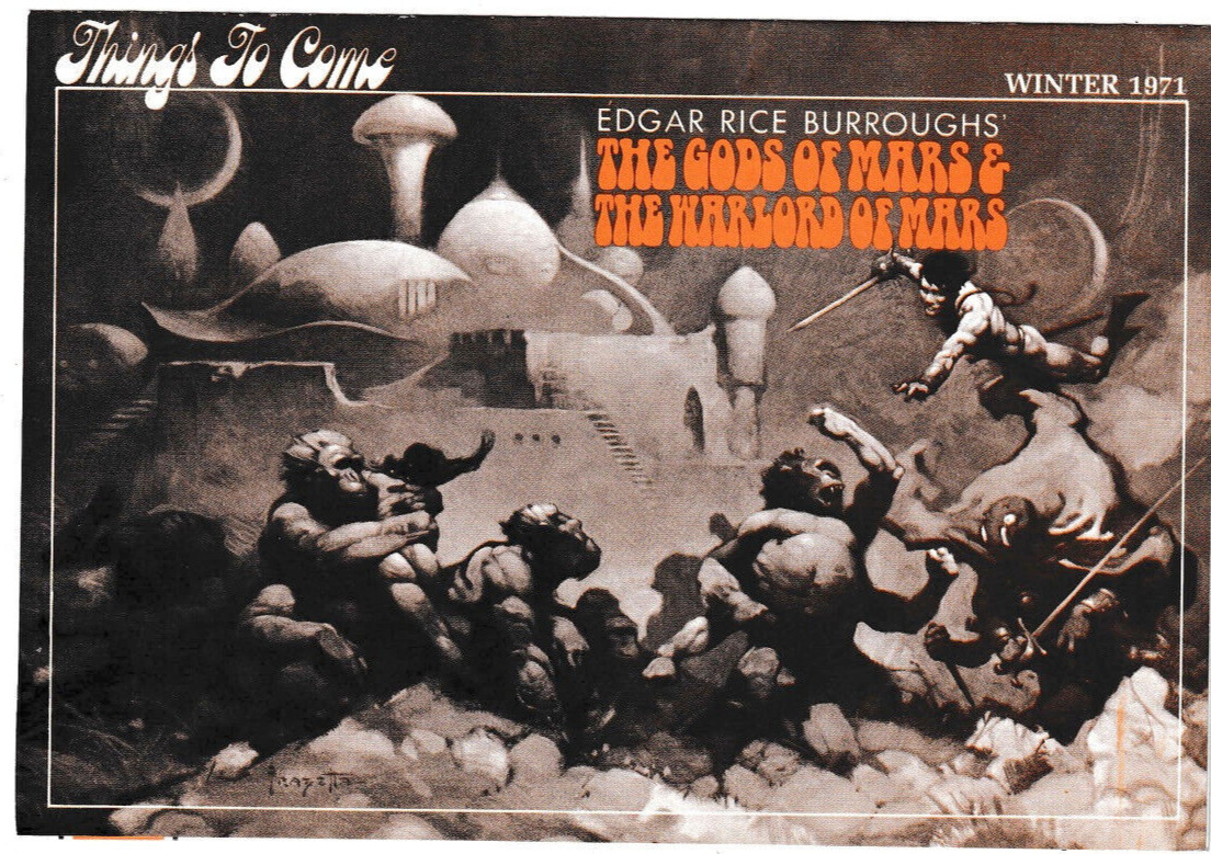 Frazetta Edgar Rice Burroughs - Science Fiction Book Club THINGS TO COME 1971