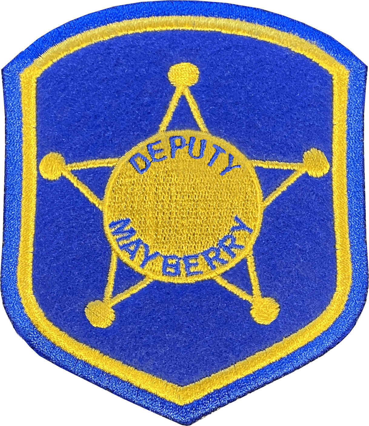 MAYBERRY POLICE DEPARTMENT SHOULDER PATCH: Deputy, The Andy Griffith Show (1960)