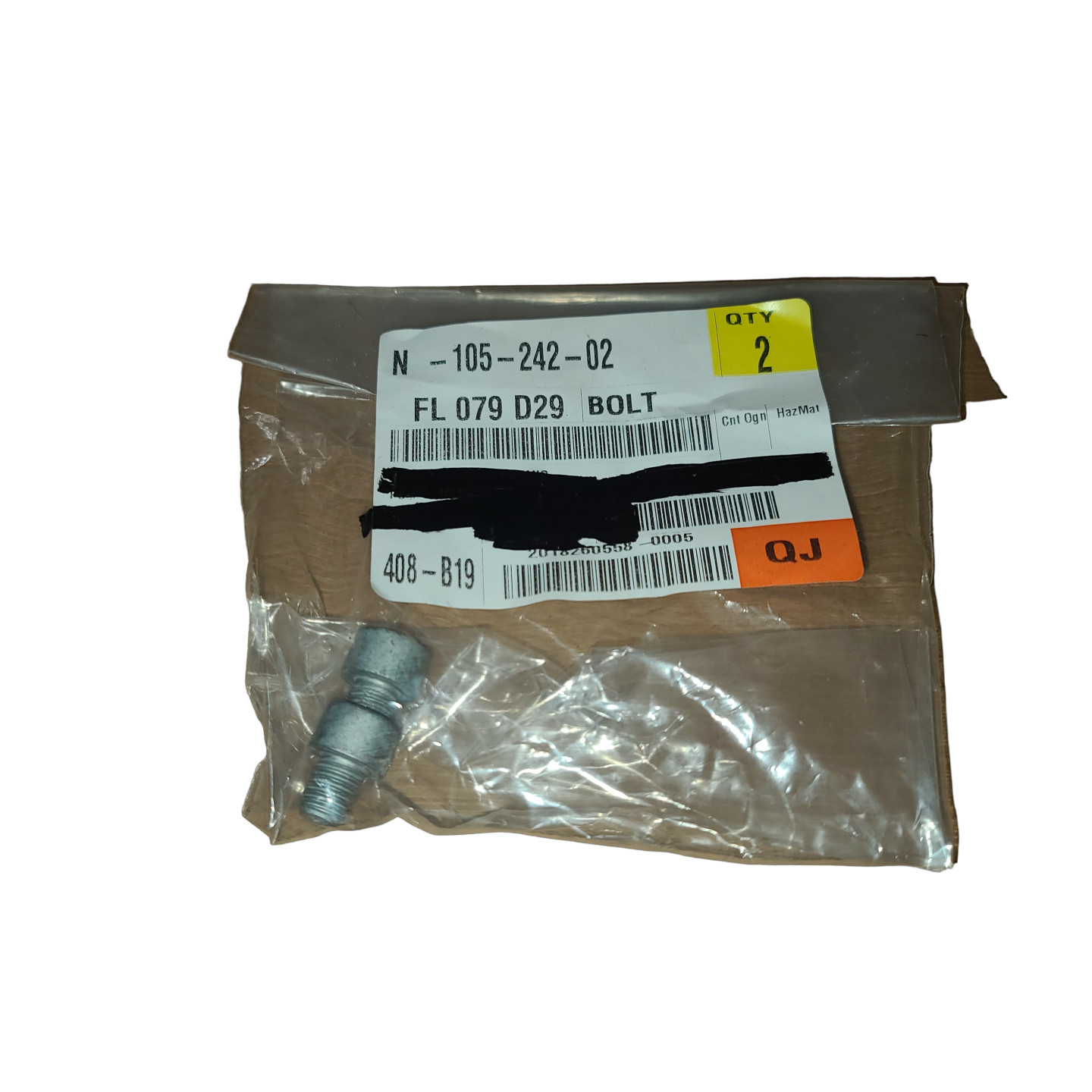 Genuine 2009-2018 Volkswagen Bracket Bolt (N-105-242-02) 2 PIECES