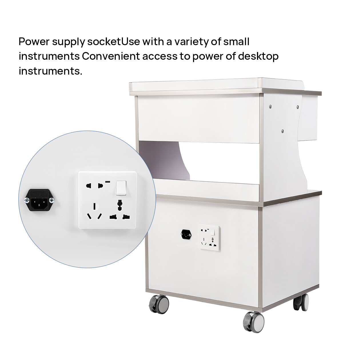 unidad dental Dental Unit Chair Computer Control /Cabinet Trolley Cart+Drawers