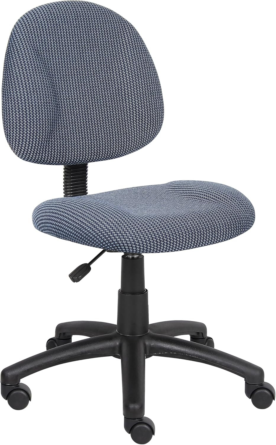 B315-BE Perfect Posture Delux Fabric Task Chair without Arms in Blue, 250