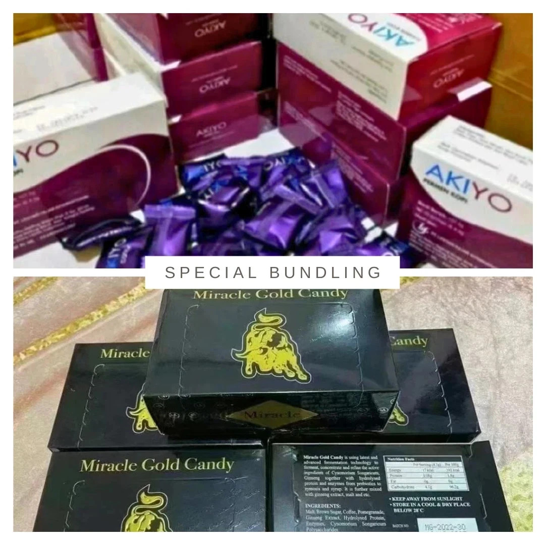 (Miracle + Akiyo) 2 BOX SPECIAL BUNDLING - Hard Candy Gift Premium FREE SHIPPING