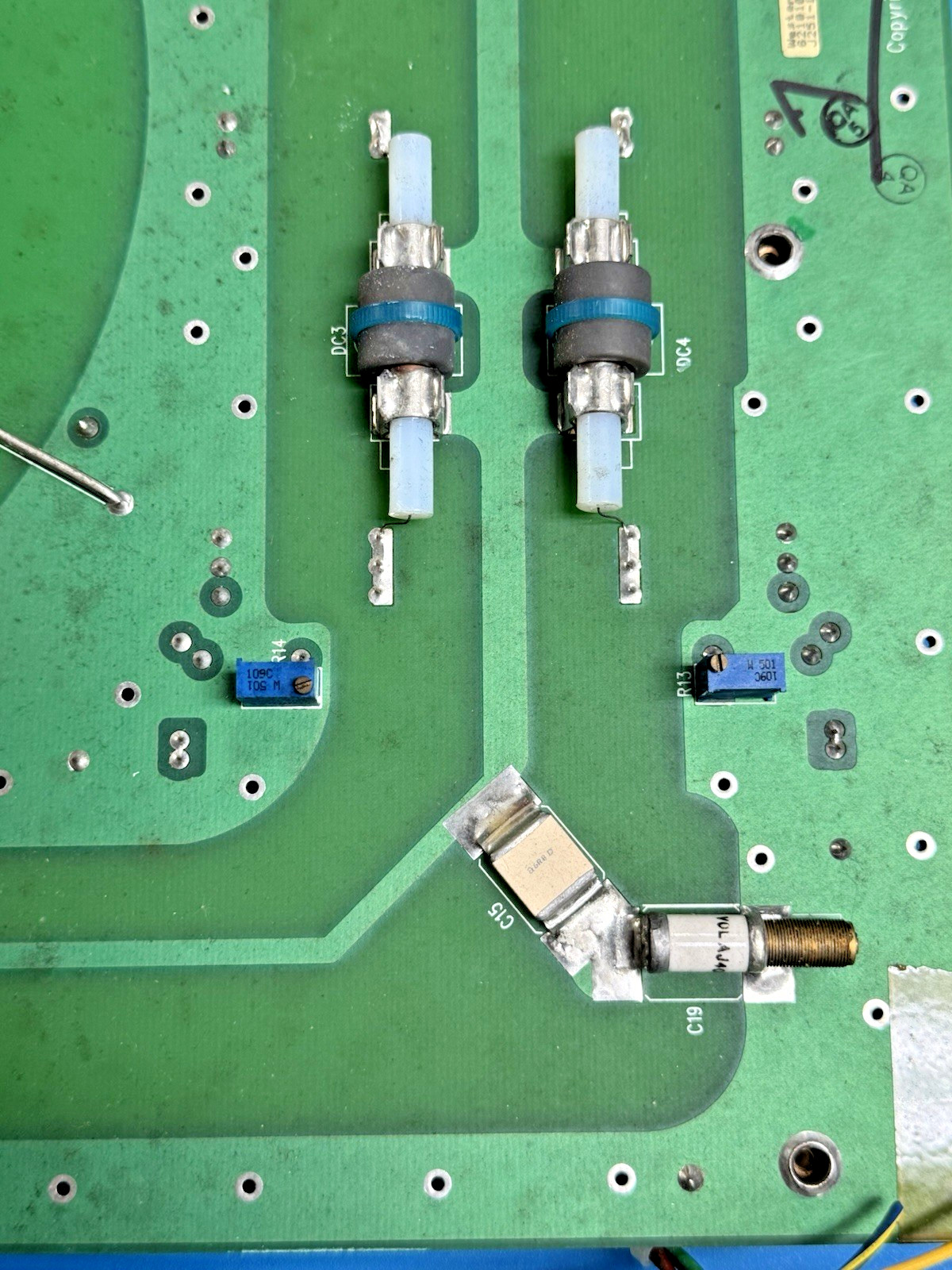 Board with Pair of Kilovac Vacuum Relays...HC-2/S3...Lots of Other RF Components