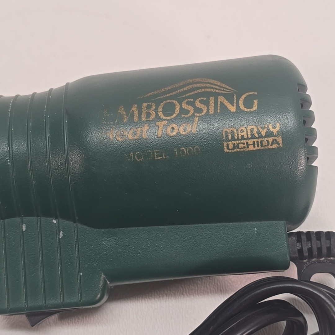 🐞 Marvy Uchida Embossing Heat Tool Model 1000 Rubber Stamp Embossing WORKS
