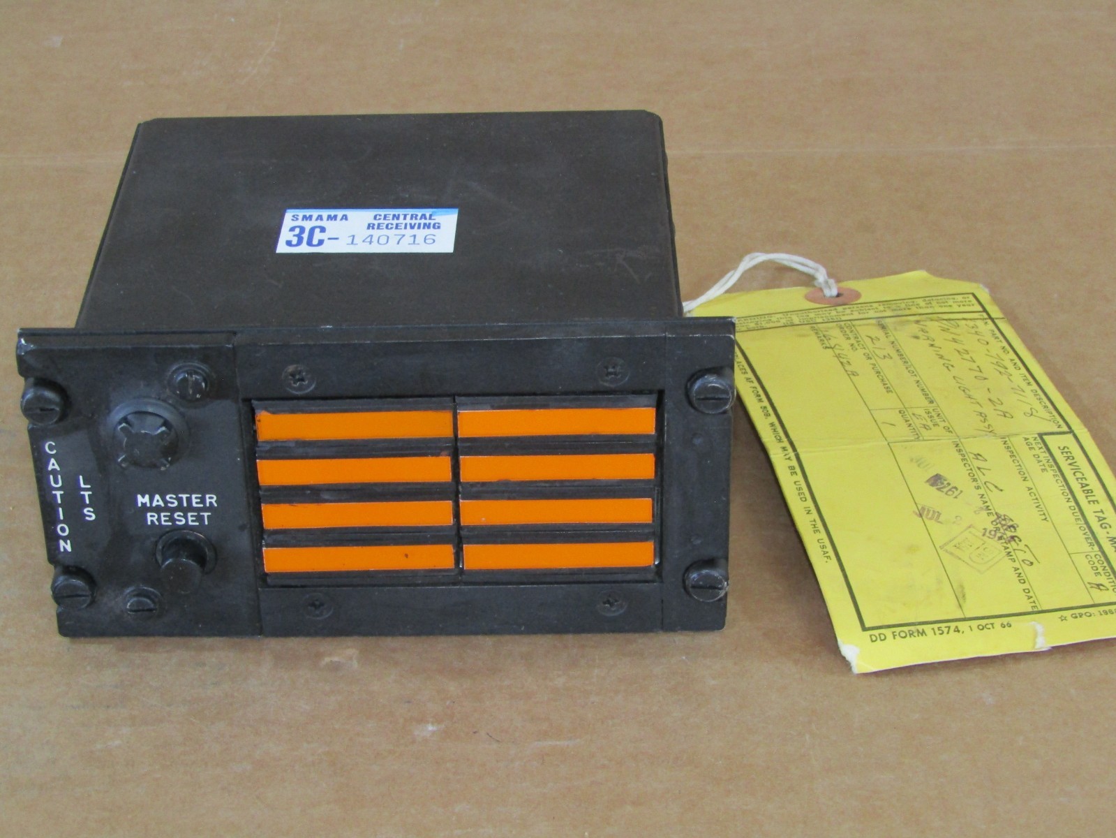 Grimes Warning Light Panel Assembly 6340 792 7118 w/ serviceable tag