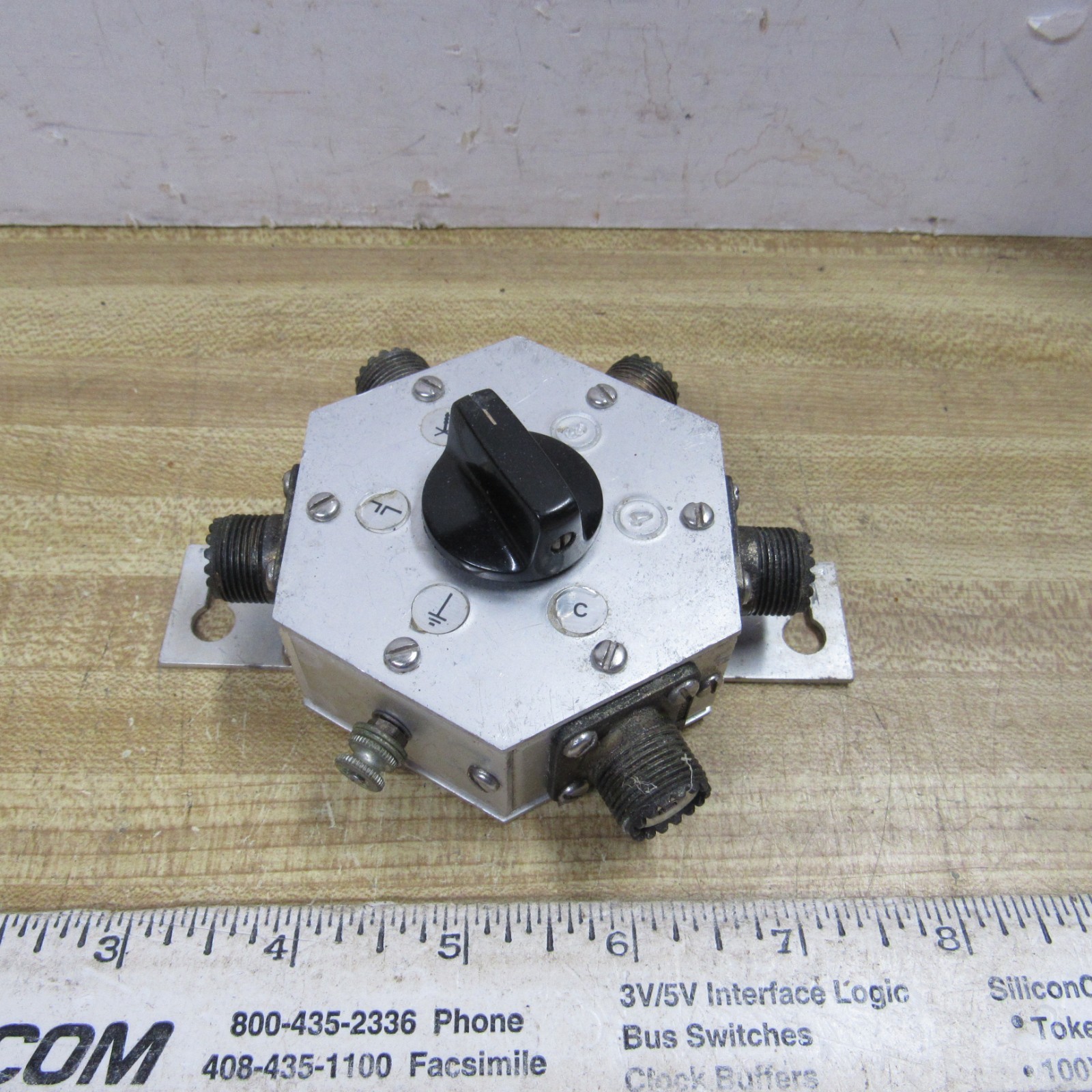 COAX SWITCH 4 Position UHF Connector HEATHKIT HD-1234 HAM RADIO