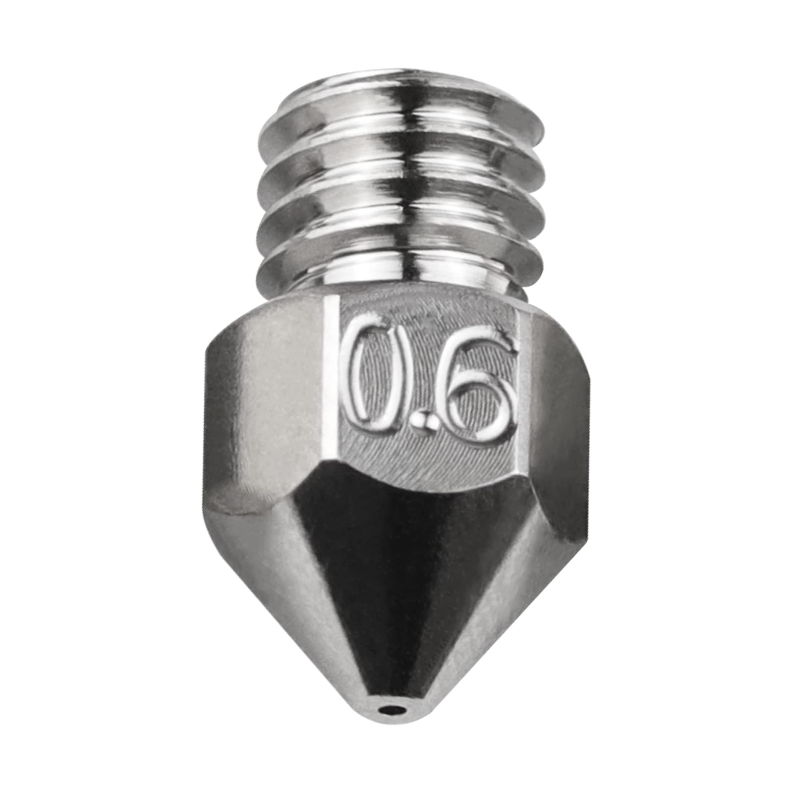 High Temperature Sharp Nonstick Mk8 Plated Copper Nozzle 0.6mm Compatible With S