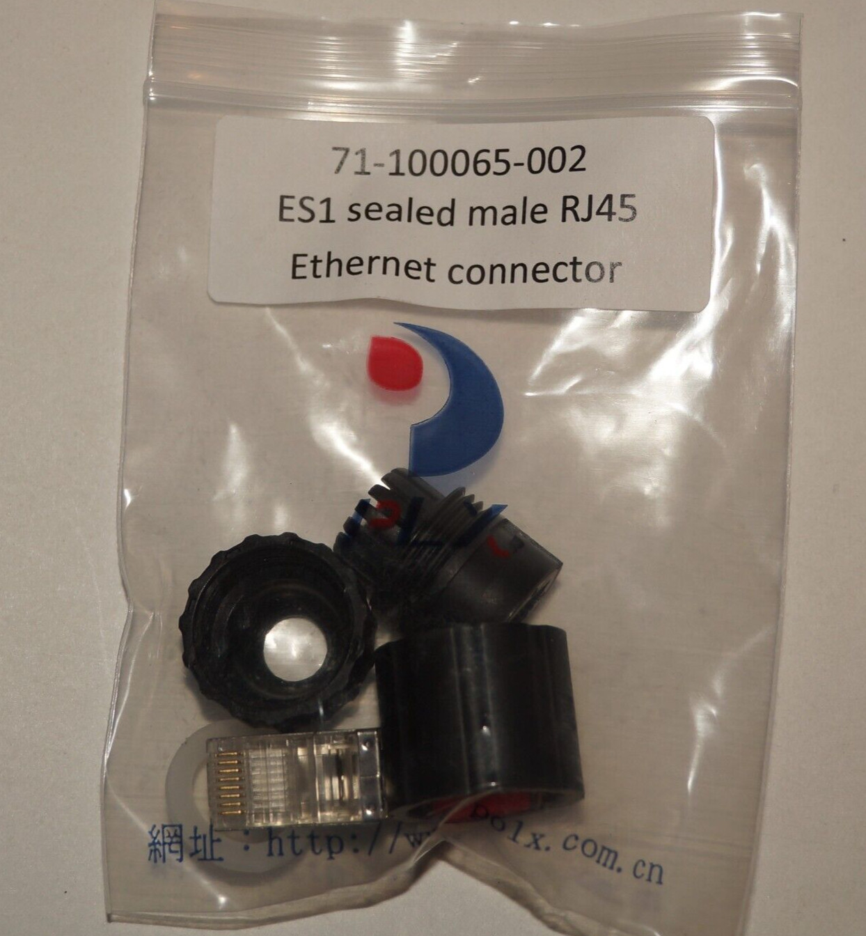 ※New※ ~ Rajant ES1 ~ Sealed Outdoor Waterproof Male RJ45 Ethernet Connector