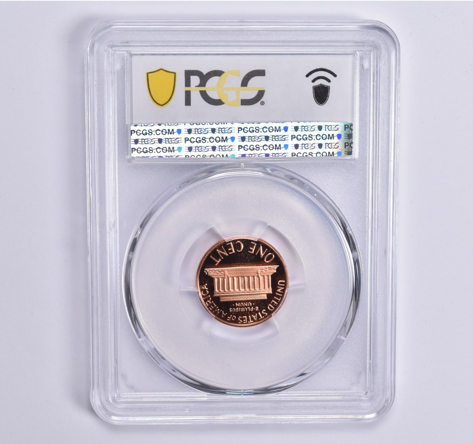 1987-S Lincoln Memorial Cent PR69 RD PCGS Blue Lbl
