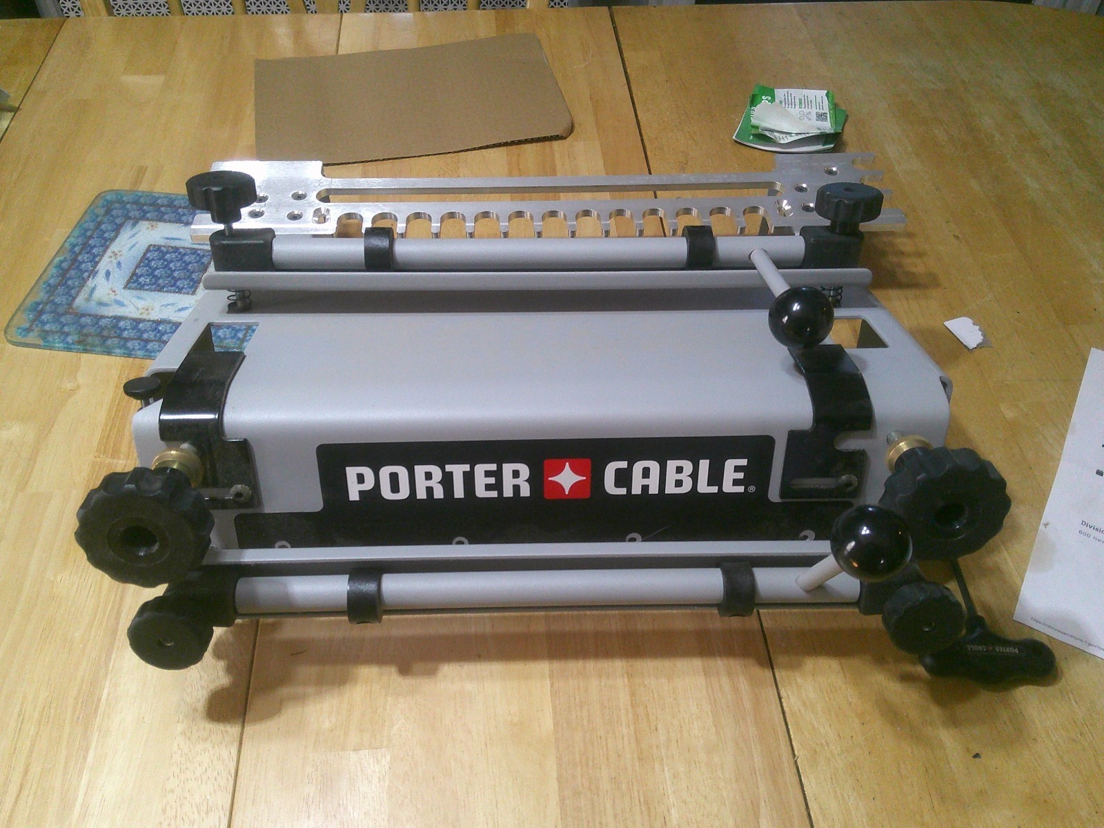 PORTER-CABLE 4210 Type 2 12in Deluxe Dovetail Jig with 3 Templates and Tool