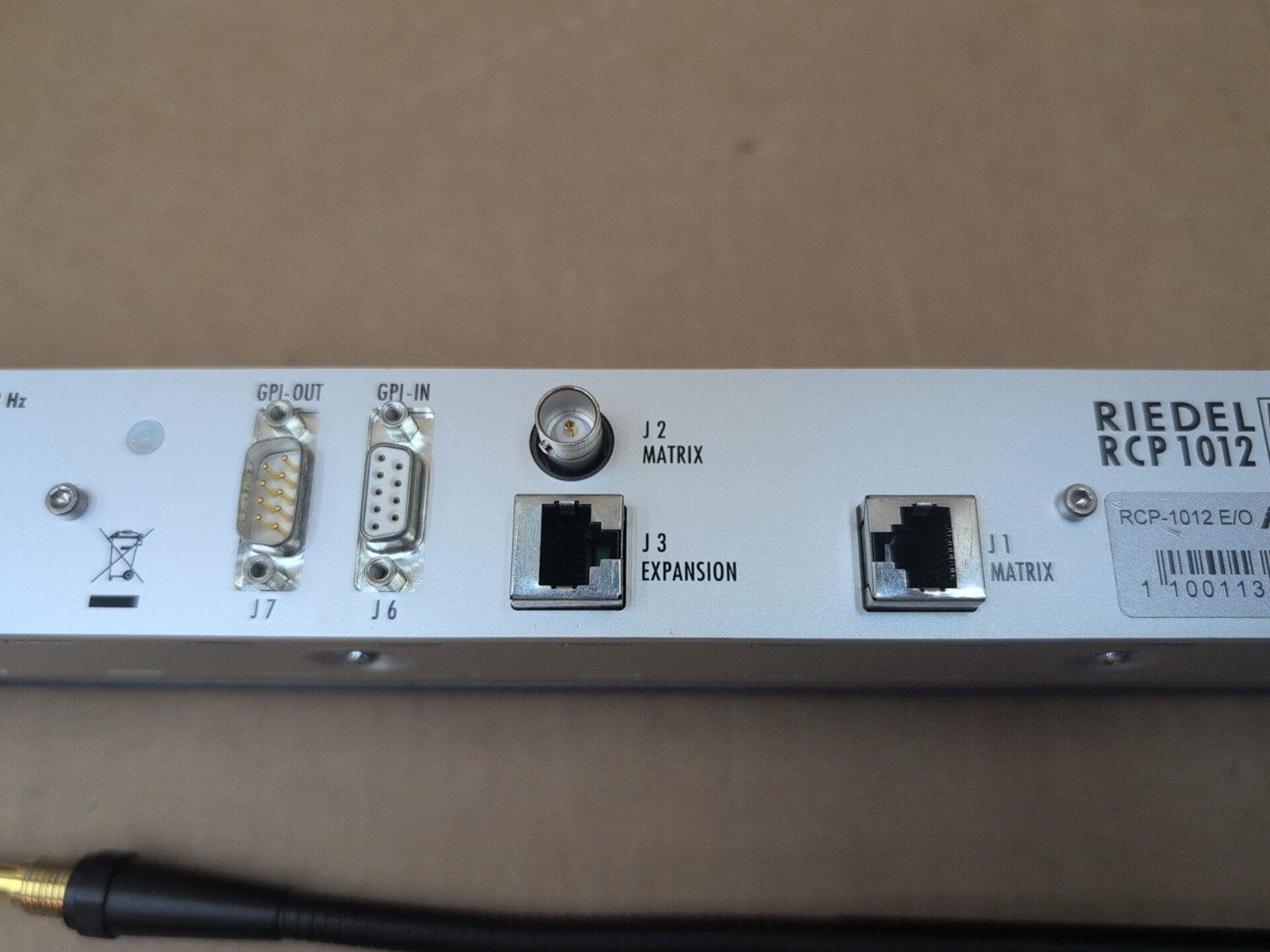 RIEDEL ARTIST RCP1012E INTERCOM PANEL WITH MICROPHONE