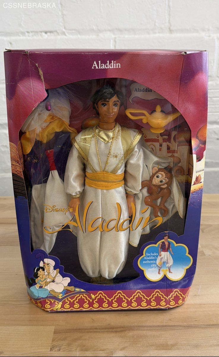 1992 Mattel Disney's Aladdin Doll - Aladdin Barbie - Vintage 1990s Barbie Disney