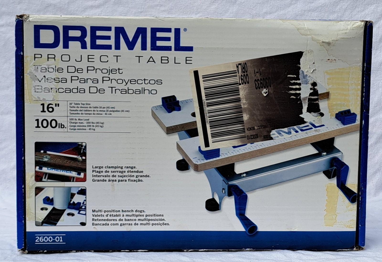 Discontinued Factory Sealed Dremel Project Table 2600