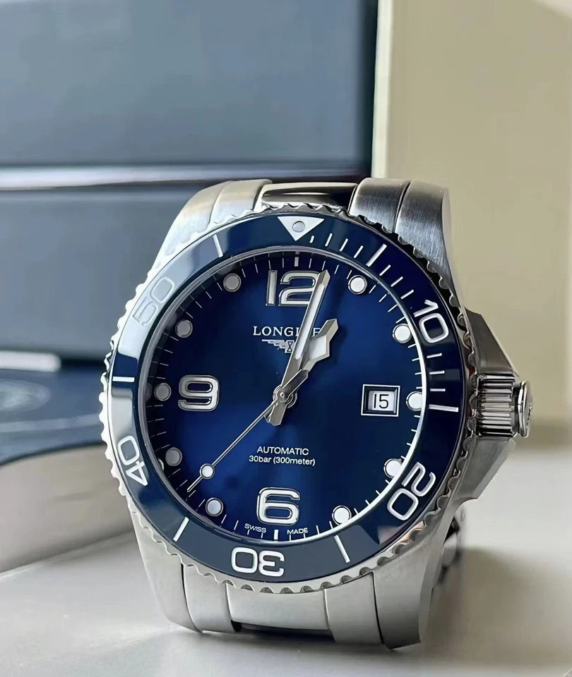 Longines Conquest Diving Automatic Mechanical 41mm Blue Dial Men's Watch