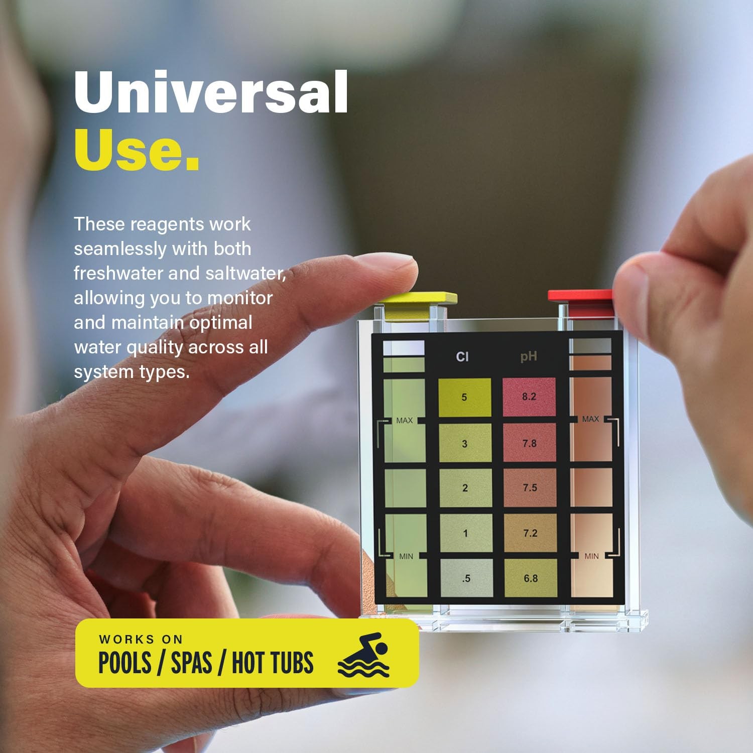 Lupo 2-in-1 Pool Test Kit Replacement Reagents | Refill Solutions