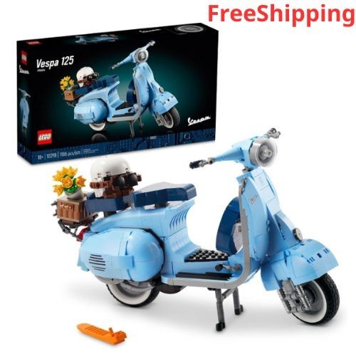 LEGO Icons Vespa 125 Scooter 10298 Model Building Kit