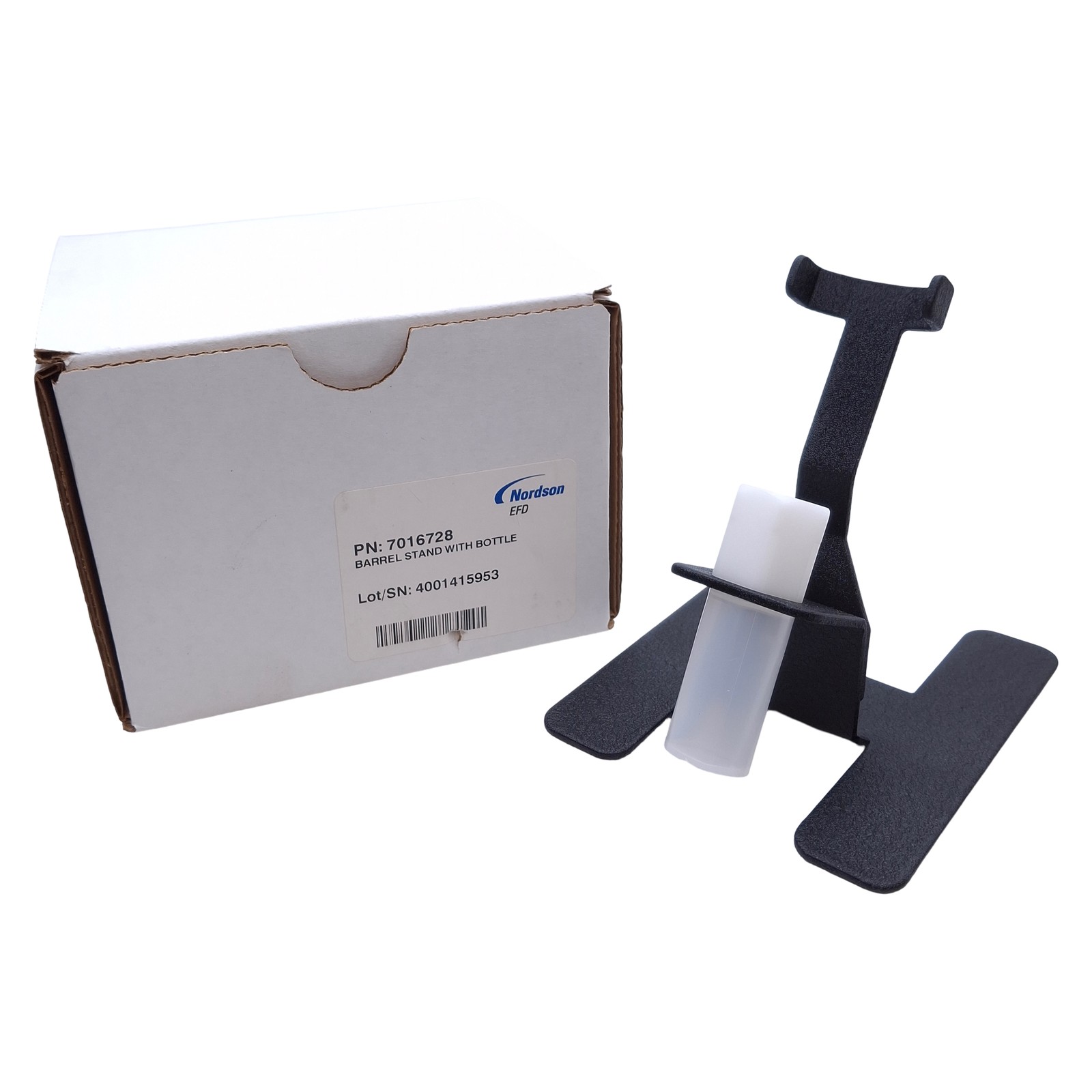 Nordson 7016728 Barrel Stand With Bottle Used With Nordson Dispensing System