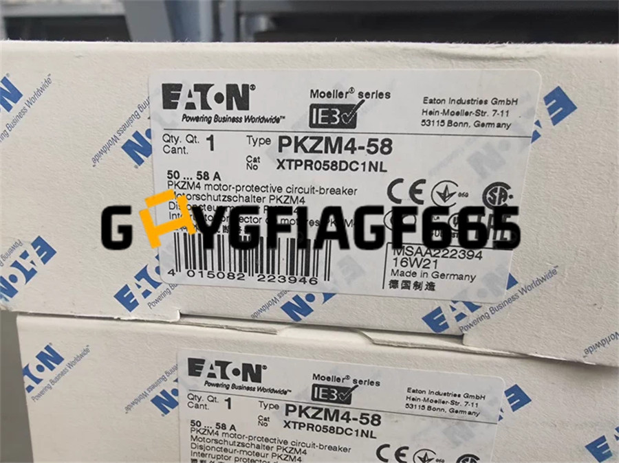New In Box EATON MOELLER PKZM4-58 XTPR058DC1NL Circuit Breaker us free tax