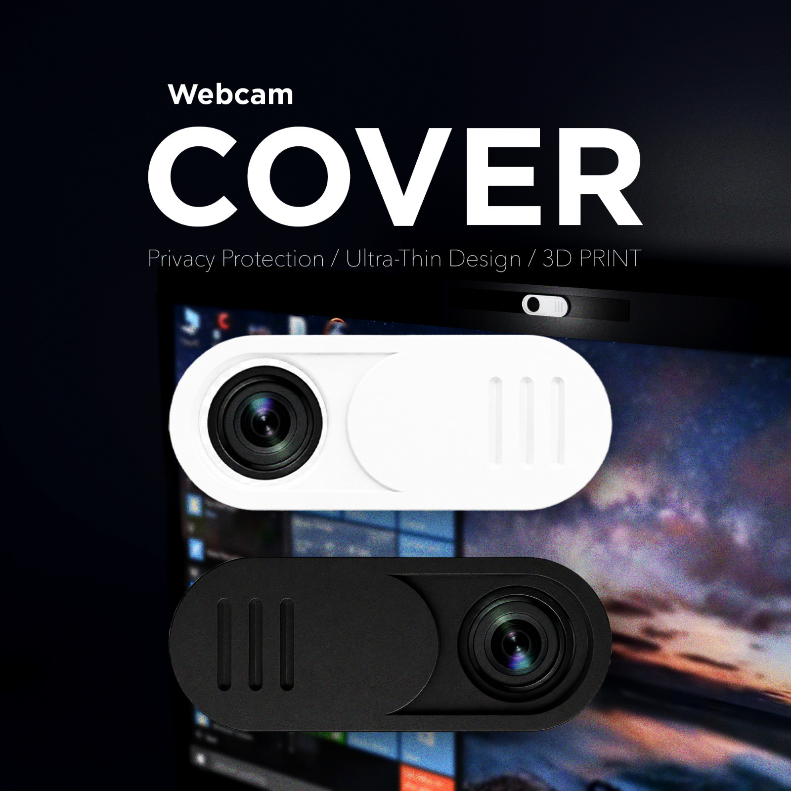 6 Pieces WebCam Cover Slide Camera Privacy Security Protect Sticker Phone Laptop