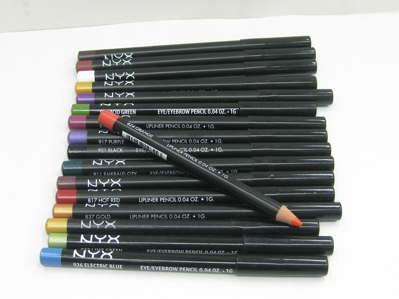 NYX SLIM EYE/EYEBROW PENCIL 0.04 oz 1G- MADE IN FRANCE LIPS - BUY 3 GET 1 FREE