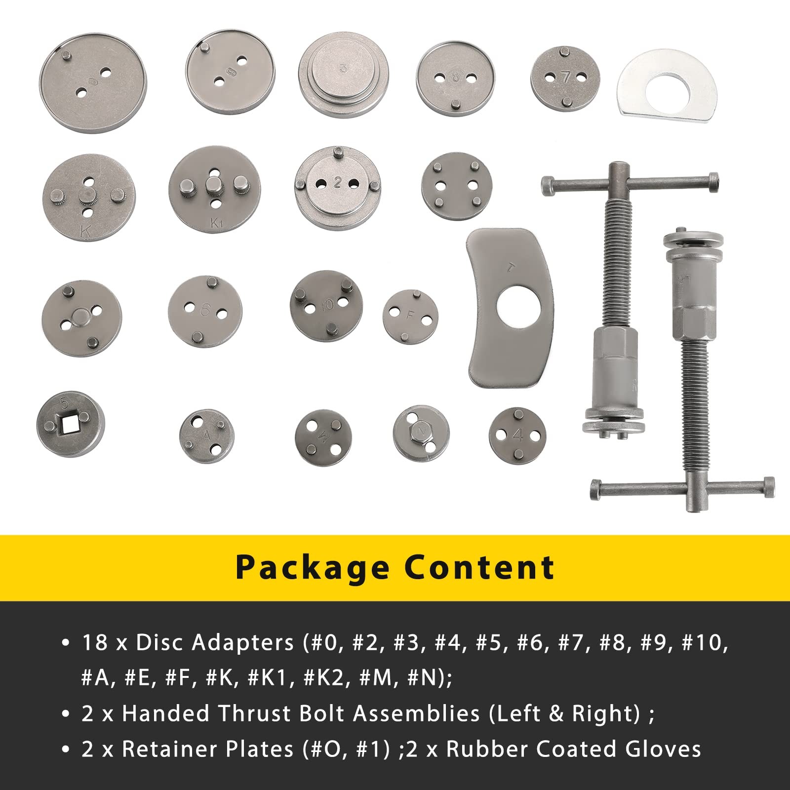 Acymner Brake Bleeder and Caliper Tool Kit | Comprehensive 40PCS Set for...