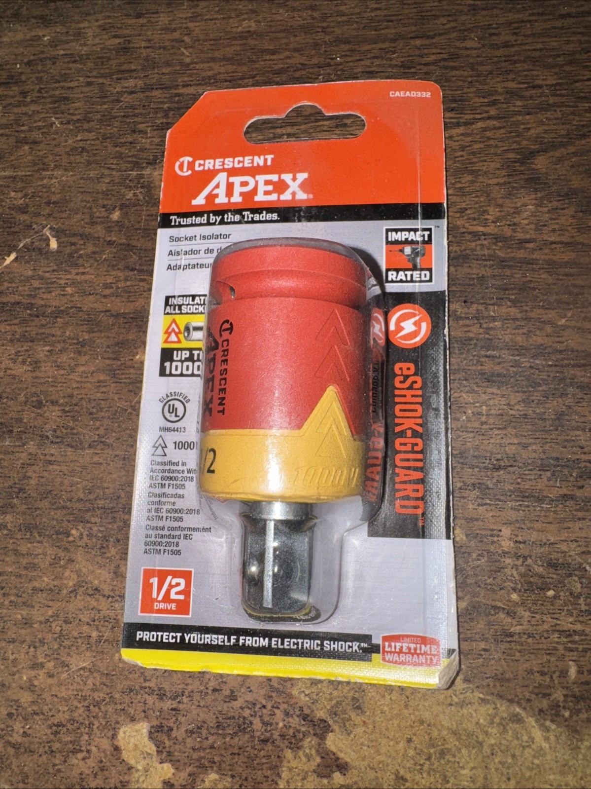 Crescent Shook-guard Socket Insulator