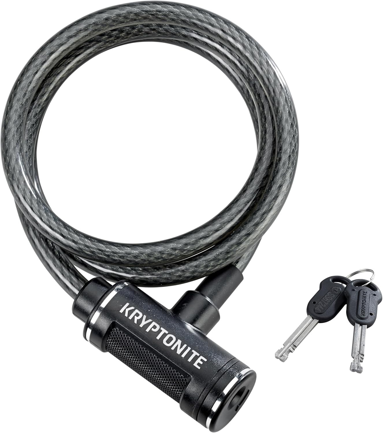 Bike Lock Cable, 6ft x 12mm Steel Anti-Theft Lock with Keys for Bike, Scooter
