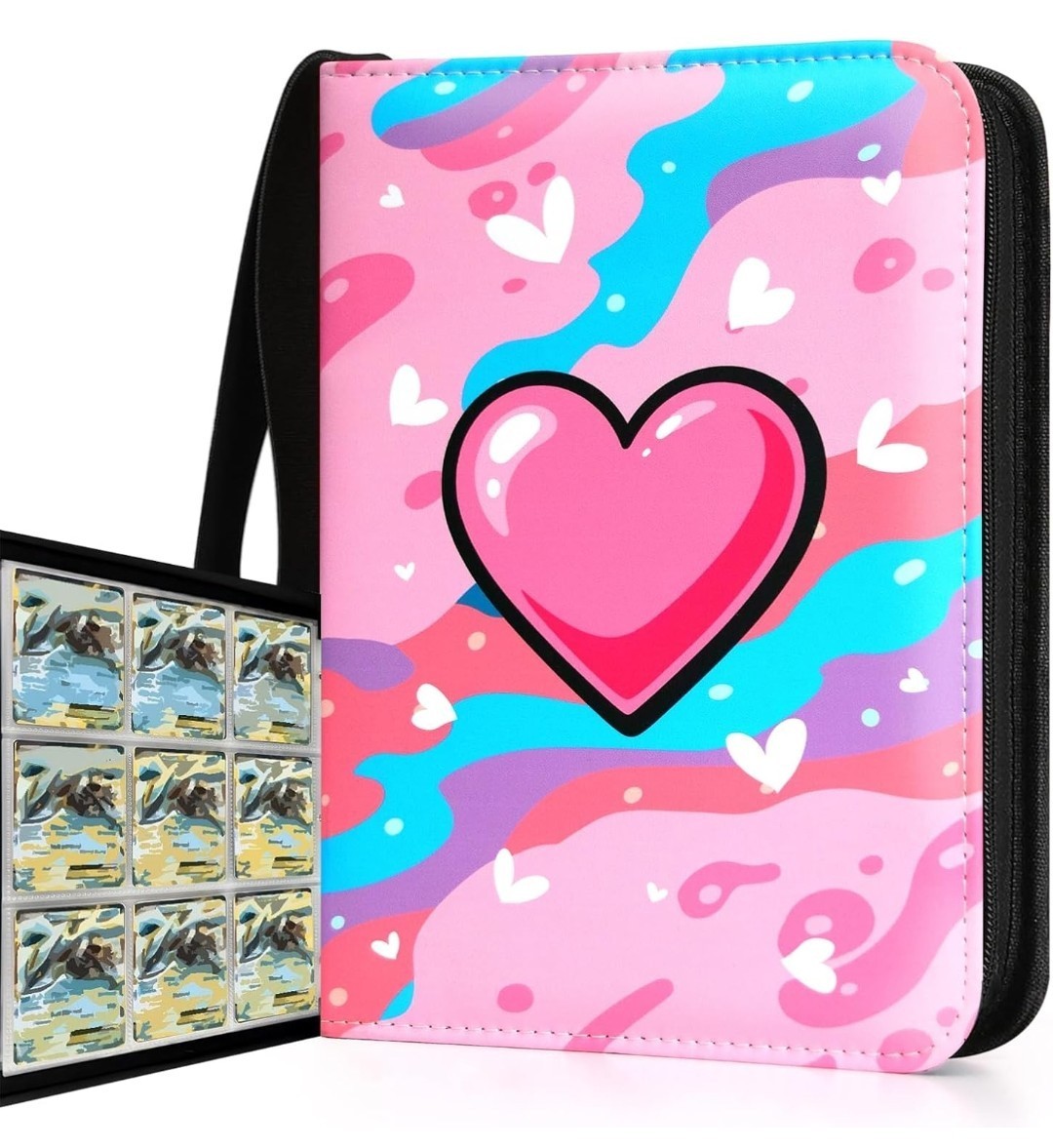 Card Binder 720 Pockets, 9-Pocket Trading Card Collection Binder with 40 Sleeves