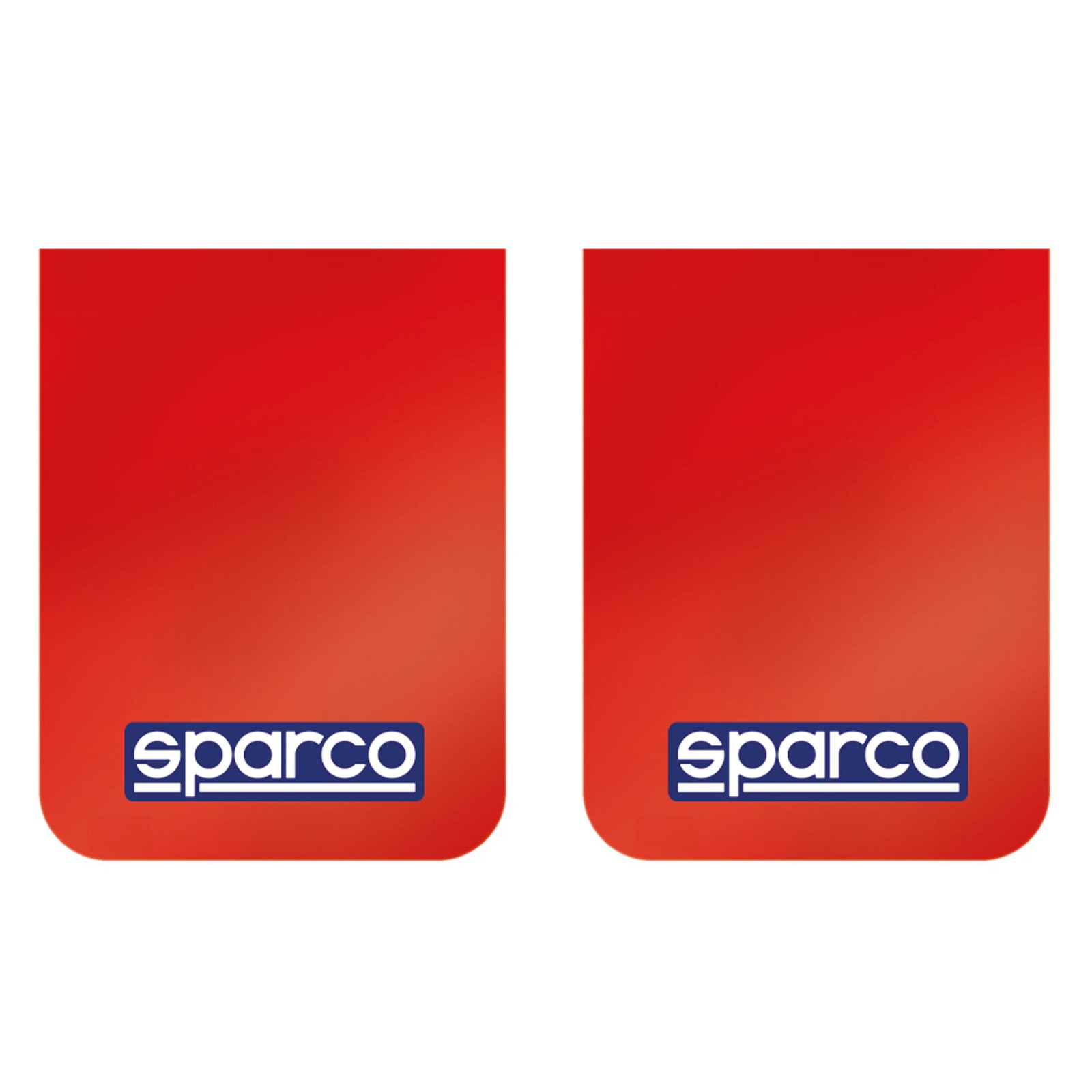 2026 Sparco Racing Mud Flaps 4mm Red FIA Compliant Spec Race Rally Motorsport