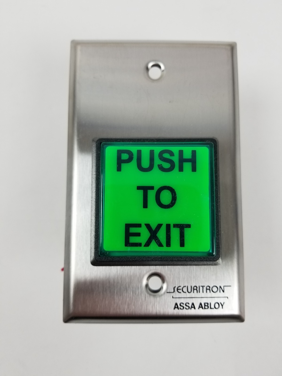 Assa Abloy Securitron EEB2 Emergency Exit Button Green 30 Second Timer NEW