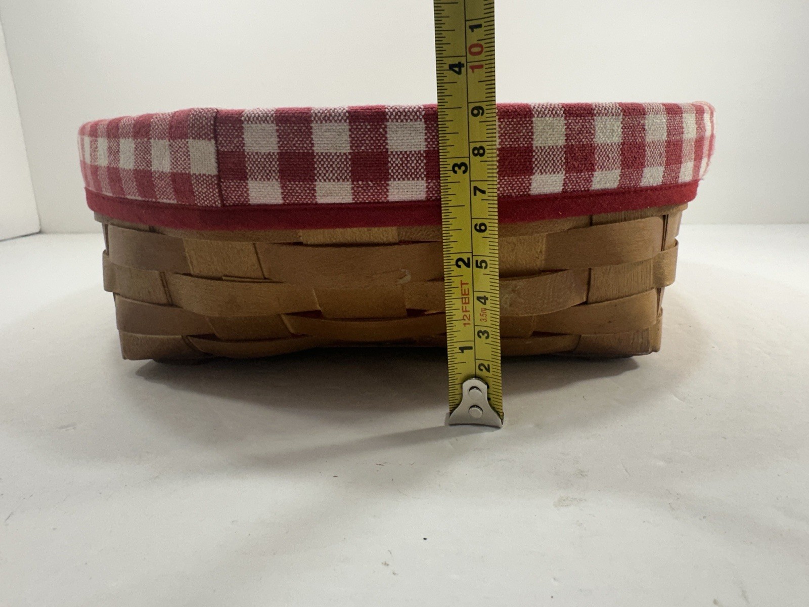 Canadian Maple Basket Round With Liner 10.5”