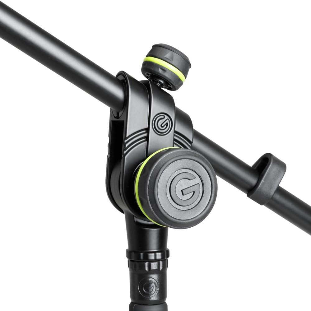 MS 2322 B Microphone Stand with round Base and 2-Point Adjustment Telescoping Bo
