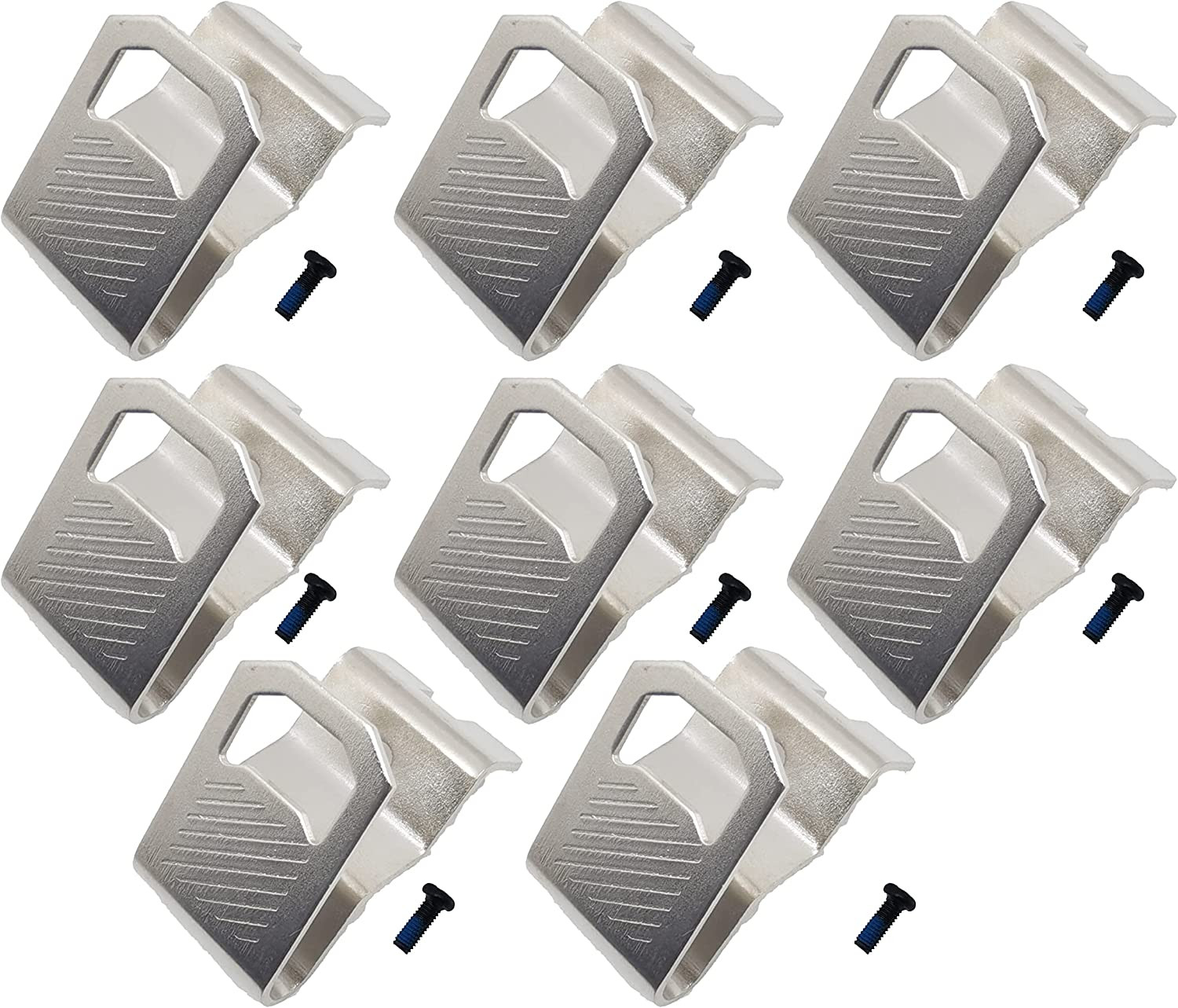 8 Pcs Belt Hook with Screws Kits # N597001 for Craftsman V20 Drill Tool Belt Cli