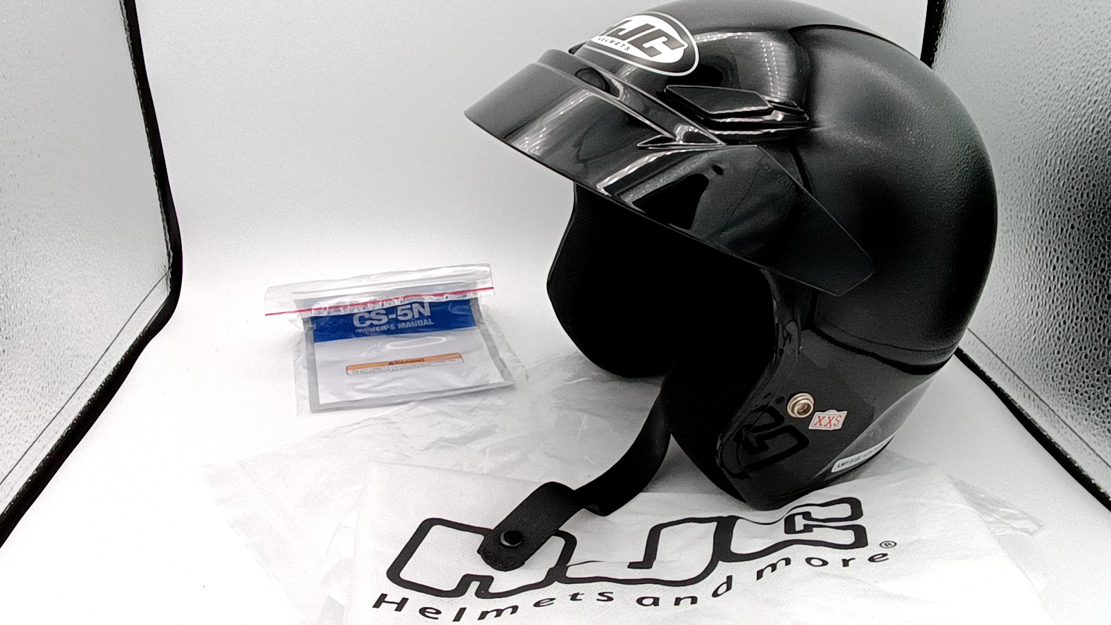 HJC OPEN FACE HELMET 0000128802 CS-5N BLACK XXS