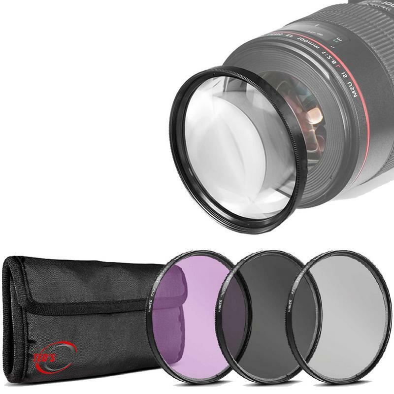 52MM Filter Kit UV CPL FLD for Sigma 30mm f/1.4 DC DN Contemporary Lens Sony E