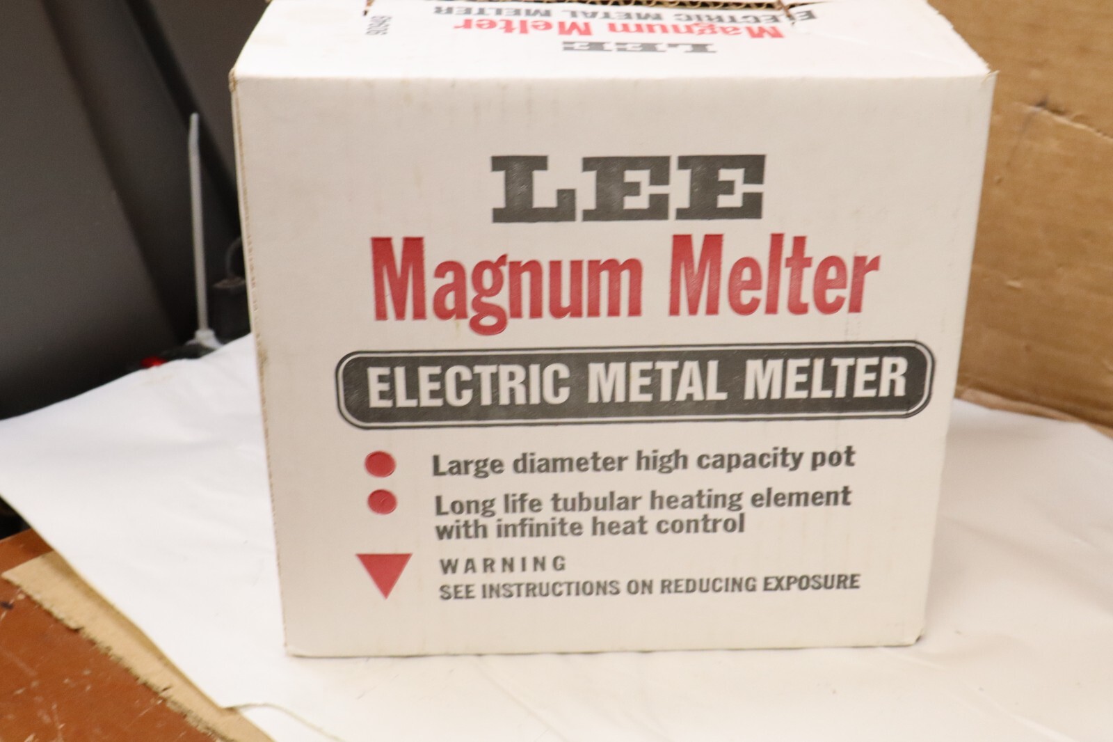 Lee Magnum Lead Melter 20 Lb 110 Volt New In Package #90949