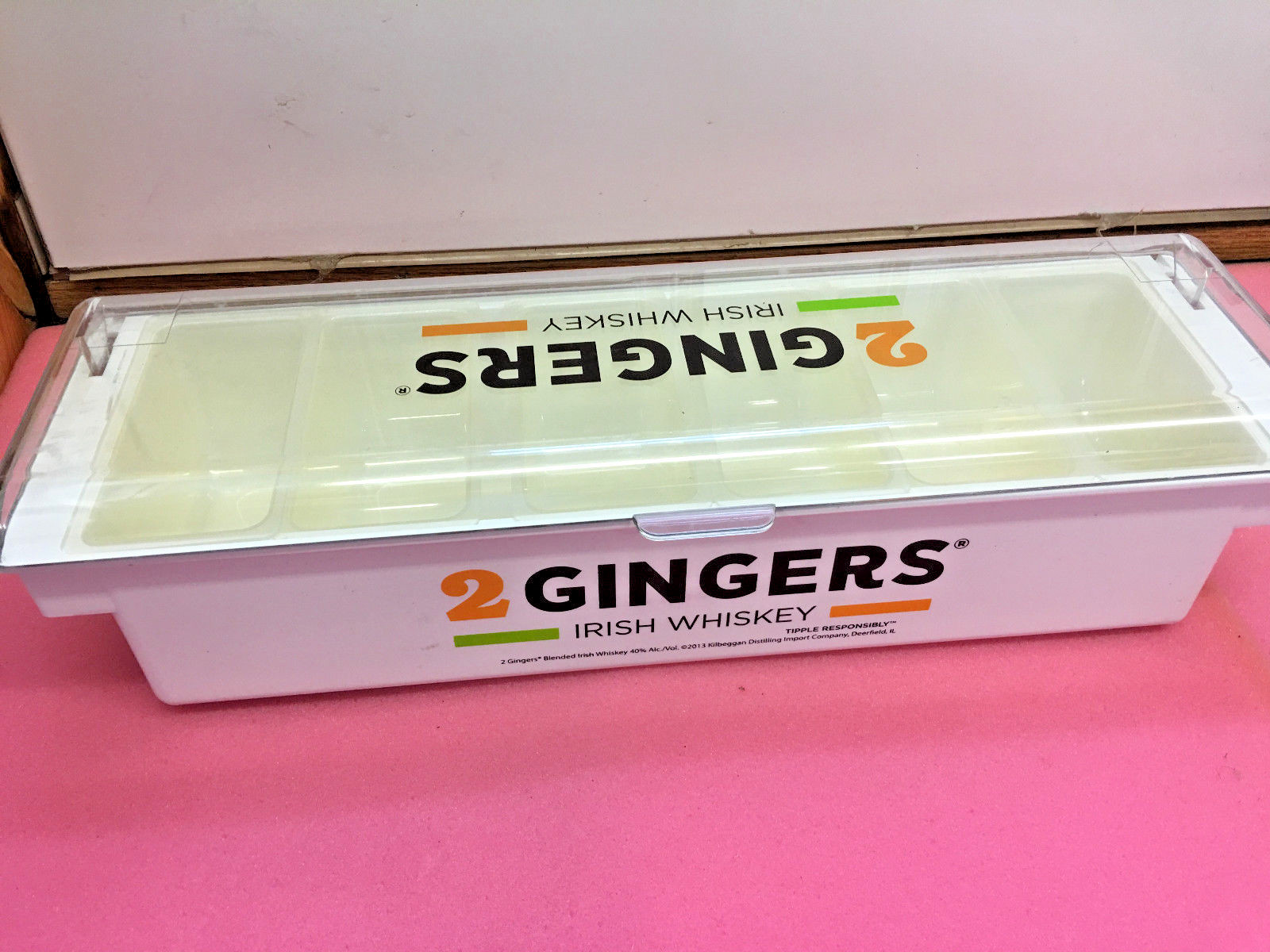 BS3 2 Gingers Irish Whiskey condiment container dispenser only 1 on ebay RARE!