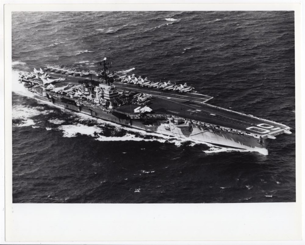 1980s Aircraft Carrier CV-60 USS Saratoga 8x10 Original Photo