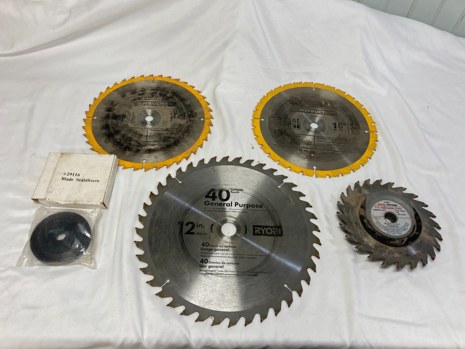 Saw Blade Package – Table & Miter Saw Blades – Nice! – SHIPS FREE!