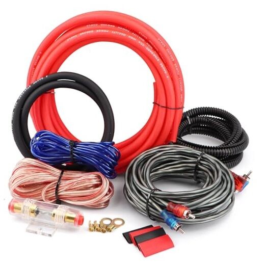 4 Gauge Car Amp Wiring Kit up to 3000W Car Amplifier Installation Wiring Helps