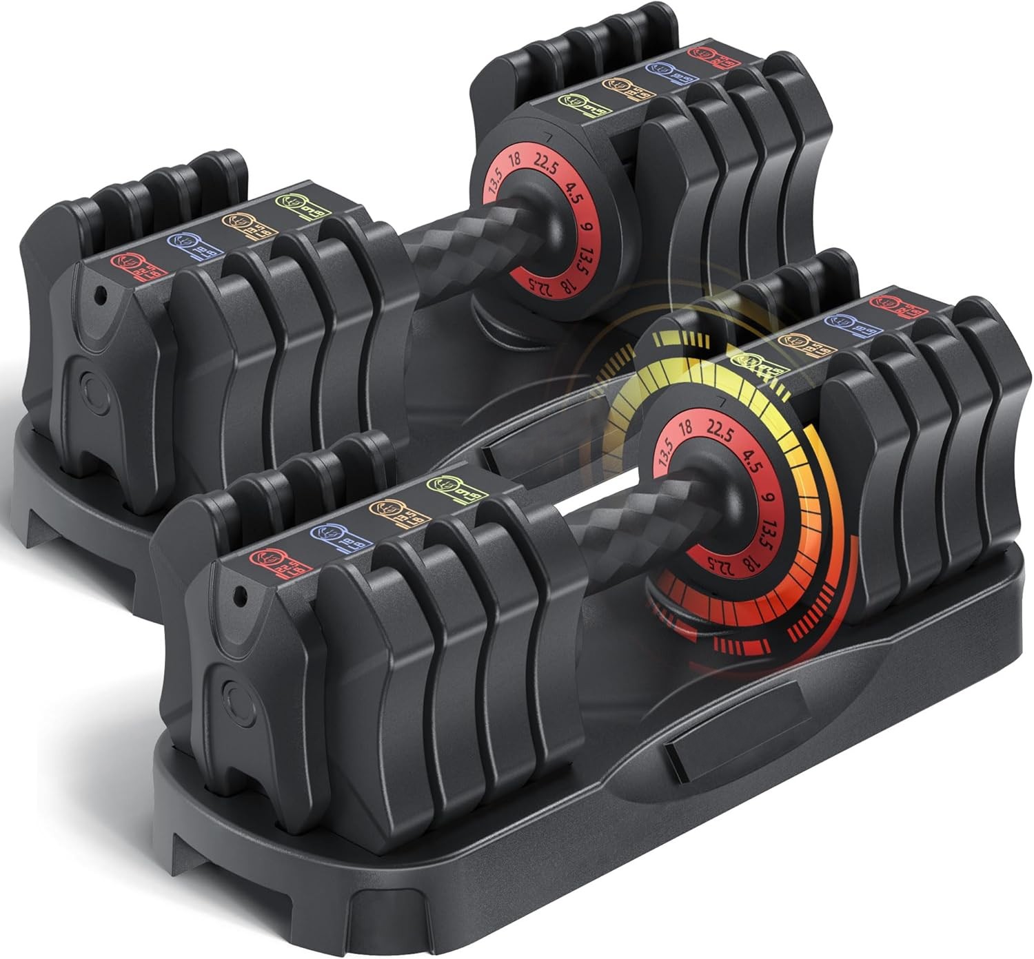 5 in 1 Free Weights Dumbbell Set Adjustable Home Gym Fitness Workout Dumbbells